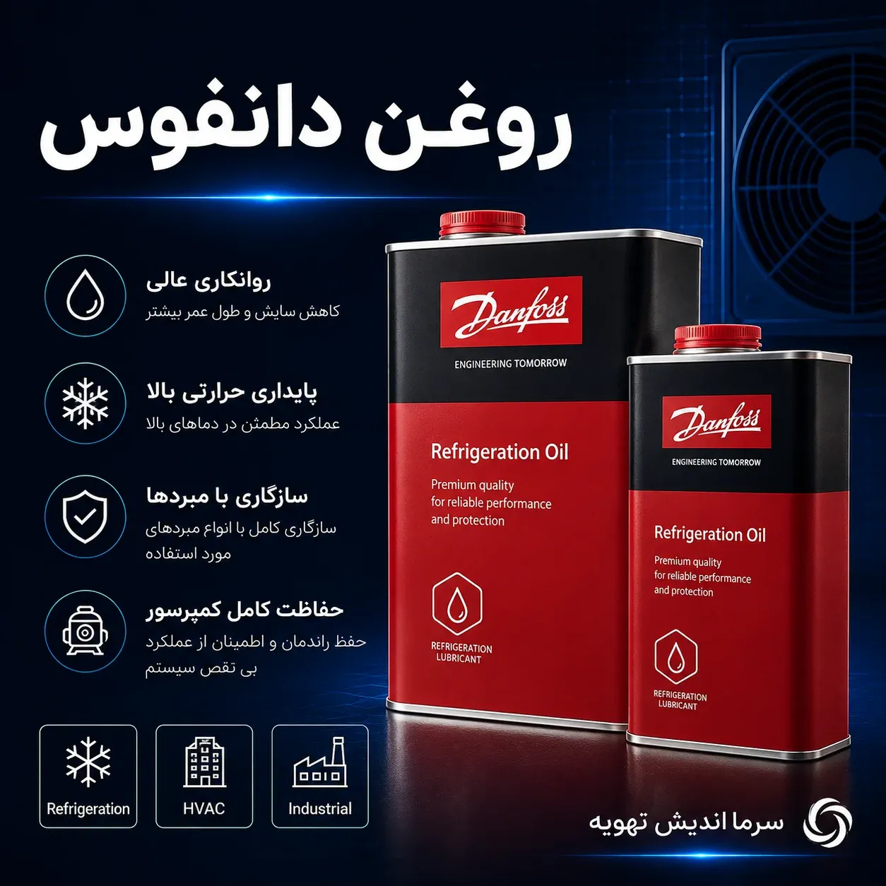 تصویر دسته‌بندی روغن دانفوس