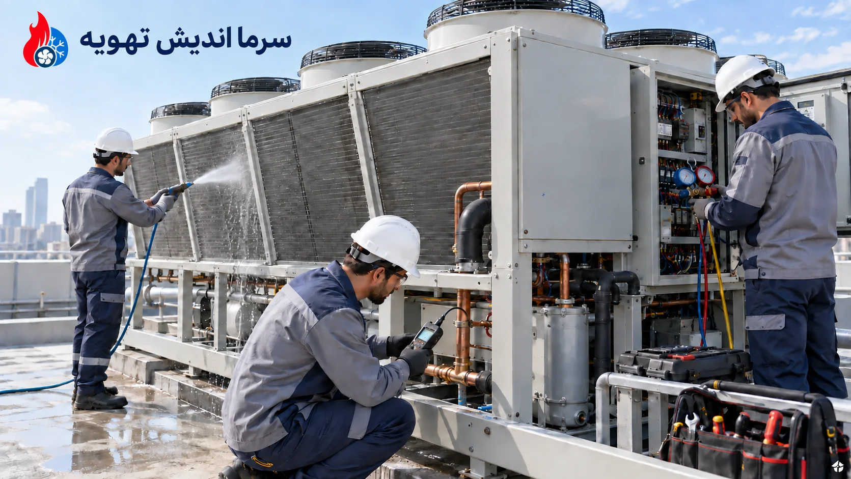 عیب‌یابی چیلر؛ چرا چیلر خنک نمی‌کند؟ ۲۰ مشکل رایج و راهکار تعمیر
